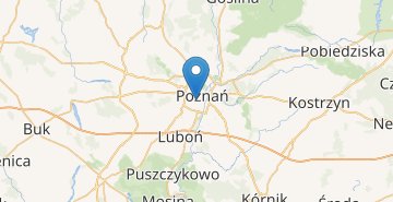 Mapa Poznan