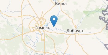 Mapa Romanovichi (Gomelskij r-n)