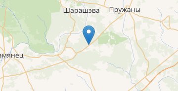 Карта Жабин, Пружанский р-н БРЕСТСКАЯ ОБЛ.