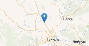 Карта Костюковка (Гомельський р-н.)