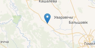 Карта Ивольск, Буда-Кошелевский р-н ГОМЕЛЬСКАЯ ОБЛ.