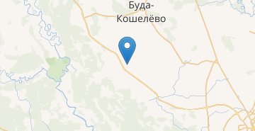 Map Krivsk, Buda-Koshelevskiy r-n GOMELSKAYA OBL.
