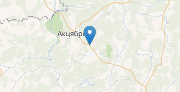 地图 Gat, Oktyabrskiy r-n GOMELSKAYA OBL.