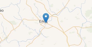 Карта Елец