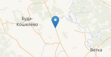 Map Oktyabr, Buda-Koshelevskiy r-n GOMELSKAYA OBL.