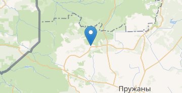 Карта Клетное, Пружанский р-н БРЕСТСКАЯ ОБЛ.