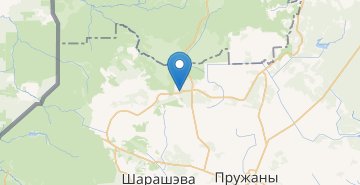 Карта Радецк, Пружанский р-н БРЕСТСКАЯ ОБЛ.