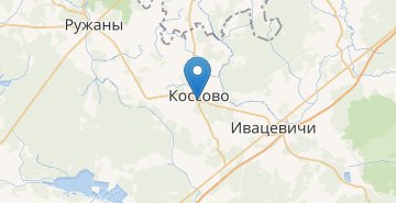 Карта Коссово