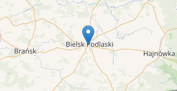 Map Bielsk Podlaski