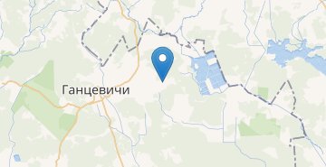 Map Bolshye Kruhovychy (Hantsevychskyi r-n)