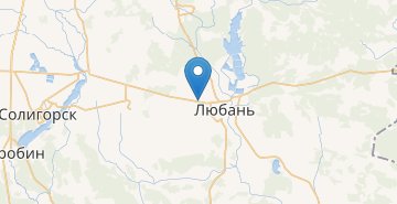 地图 Kostyuki, Lyubanskiy r-n MINSKAYA OBL.
