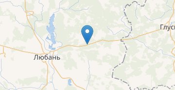 Map Rassvet, sanatoriy, Lyubanskiy r-n MINSKAYA OBL.