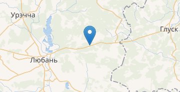 Map Trubyatino, Lyubanskiy r-n MINSKAYA OBL.