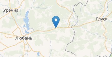 Mapa Plyusna, Lyubanskiy r-n MINSKAYA OBL.