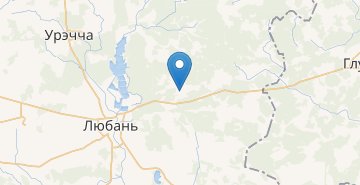Мапа Осовец, Любанский р-н МИНСКАЯ ОБЛ.