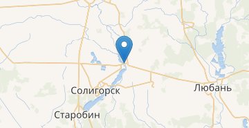Карта Погост, Солигорский р-н МИНСКАЯ ОБЛ.