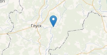 Map Zastenok, Glusskiy r-n MOGILEVSKAYA OBL.