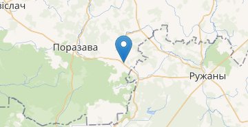 Карта Верещаки, поворот, Свислочский р-н ГРОДНЕНСКАЯ ОБЛ.