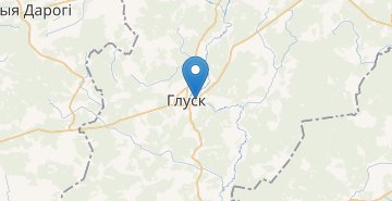 地图 Zareche, povorot, Glusskiy r-n MOGILEVSKAYA OBL.