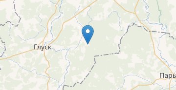 Mapa Kozlovichi, Glusskiy r-n MOGILEVSKAYA OBL.