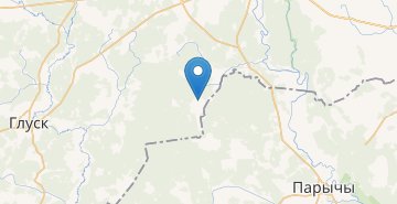 Mapa Solnechnaya Polyana, Bobruyskiy r-n MOGILEVSKAYA OBL.