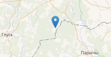 Map Redkiy Rog, Bobruyskiy r-n MOGILEVSKAYA OBL.