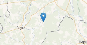 Map CHikili, Glusskiy r-n MOGILEVSKAYA OBL.