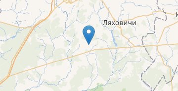 Map Krivoe selo, Lyahovichskiy r-n BRESTSKAYA OBL.
