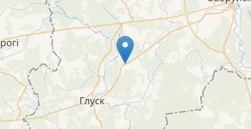 Mapa Karpovichi, Glusskiy r-n MOGILEVSKAYA OBL.