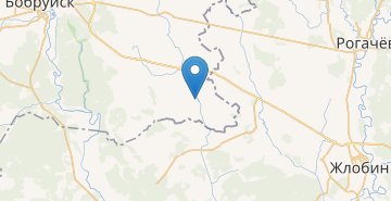Map Avsinovichi, Bobruyskiy r-n MOGILEVSKAYA OBL.