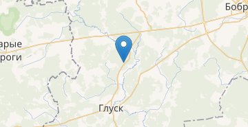 地图 ZHolvinec, povorot, Glusskiy r-n MOGILEVSKAYA OBL.