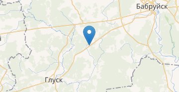 Mapa Dorozhnyy dom, Glusskiy r-n MOGILEVSKAYA OBL.