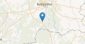 Map Kazakovo, Bobruyskiy r-n MOGILEVSKAYA OBL.
