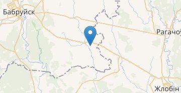 Mapa Turkovskaya Sloboda, Bobruyskiy r-n MOGILEVSKAYA OBL.