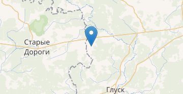 Mapa Babirovo, Glusskiy r-n MOGILEVSKAYA OBL.