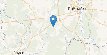 Map Rogosele, Bobruyskiy r-n MOGILEVSKAYA OBL.