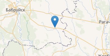 Map Mikulichi, Bobruyskiy r-n MOGILEVSKAYA OBL.