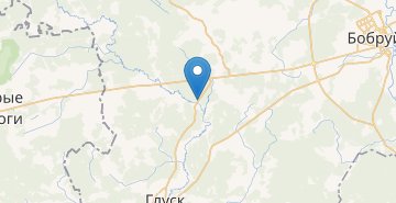 Mapa Gorodok, Glusskiy r-n MOGILEVSKAYA OBL.