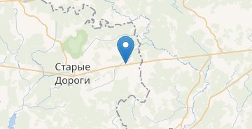 Mapa Pastovichi, Starodorozhskiy r-n MINSKAYA OBL.