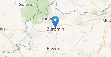 Mapa Zuromin