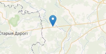 Map Simonovichi, povorot, Glusskiy r-n MOGILEVSKAYA OBL.