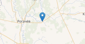 Карта Гадиловичи, Рогачевский р-н ГОМЕЛЬСКАЯ ОБЛ.