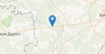 Map Tristinec, Glusskiy r-n MOGILEVSKAYA OBL.