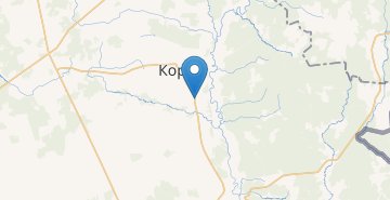 Mapa Sapozhki, Kormyanskiy r-n GOMELSKAYA OBL.