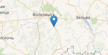 Карта Изабелин, Волковысский р-н ГРОДНЕНСКАЯ ОБЛ.