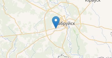 地图 Lekerta, povorot, Bobruyskiy r-n MOGILEVSKAYA OBL.