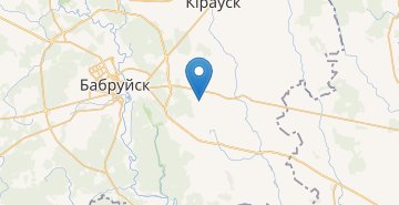 Mapa Krasnaya Dubrova, Bobruyskiy r-n MOGILEVSKAYA OBL.