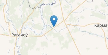 Mapa Serebryanka, Rogachevskiy r-n GOMELSKAYA OBL.