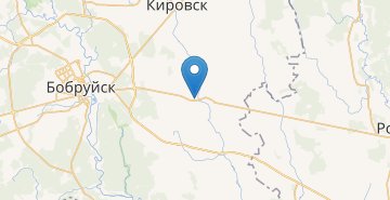 Мапа Михалево, Бобруйский р-н МОГИЛЕВСКАЯ ОБЛ.
