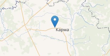 Mapa Syrskaya Buda, Kormyanskiy r-n GOMELSKAYA OBL.